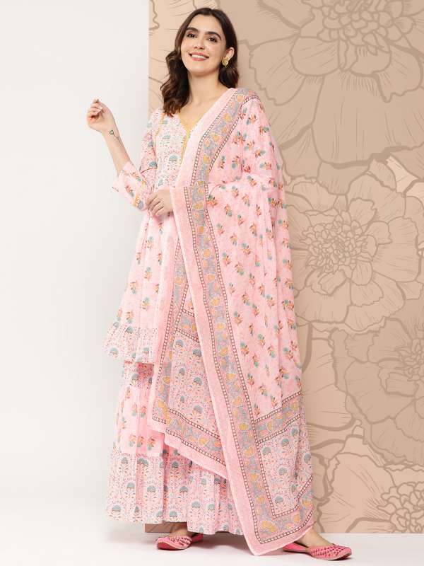 Myntra sharara suit clearance