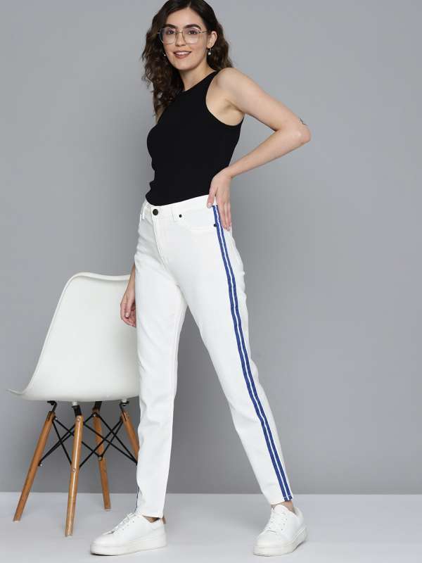 Pants with one stripe hotsell