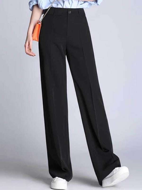 Straight Trousers - Buy Straight Trousers online in India