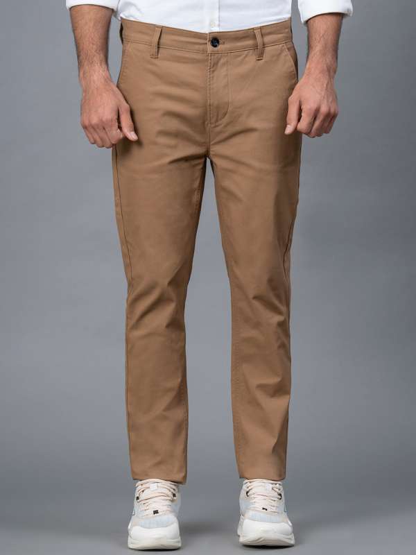 Red shop tape chinos
