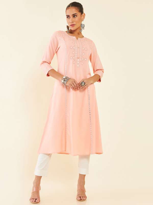 Soch Synthetic Kurtas Buy Soch Synthetic Kurtas online in India
