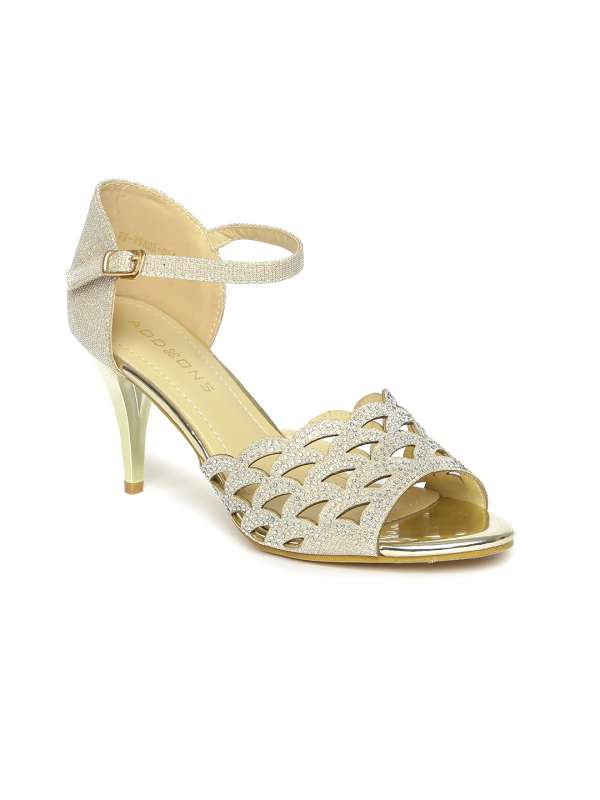 golden heels myntra