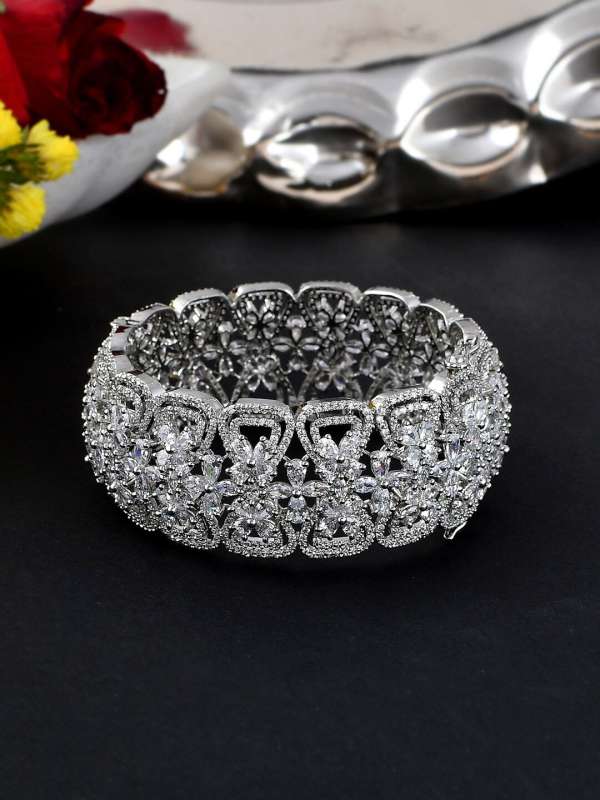 Voylla Cz Studded Pair Of Bangles Buy Voylla Cz Studded Pair Of
