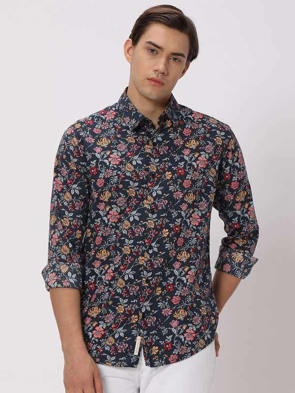Buy Maroon & Multi Floral Print Lightweight Slim Fit Casual Shirt Online at  Muftijeans