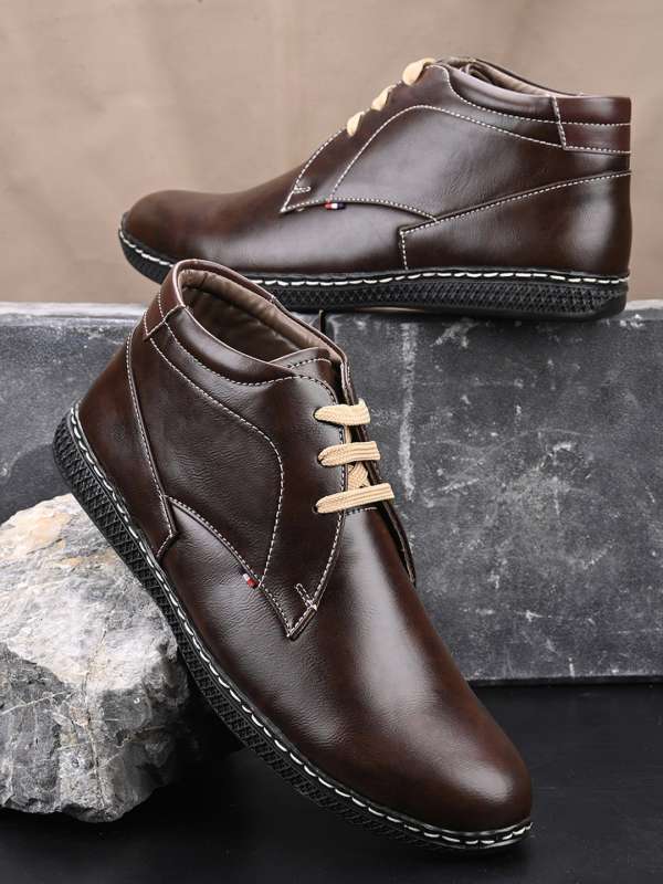 Leather shop desert boots