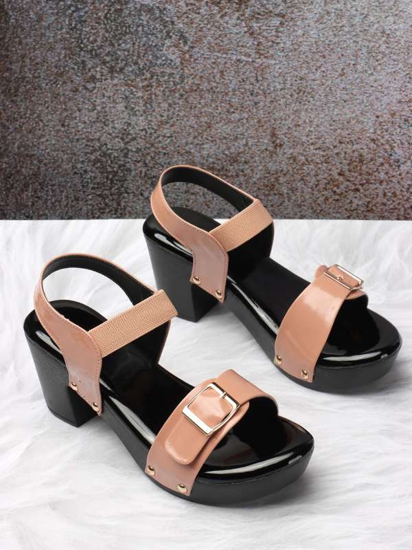 Platform leather flip flops best sale