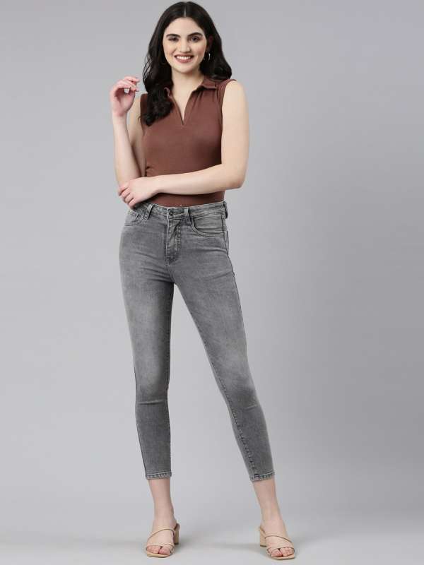 Buy online Women's Plain Cargo Jeans from Jeans & jeggings for Women by  Zheia for ₹1499 at 35% off