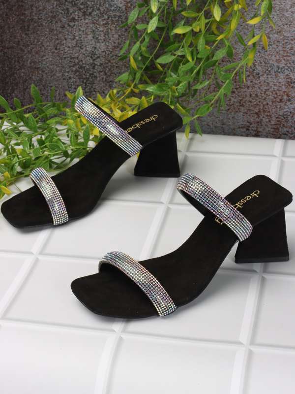 Buy Rocia Black mule block heels for Women Online at Regal Shoes |1277193-thanhphatduhoc.com.vn