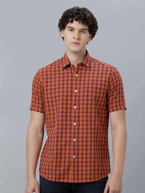 Cavallo By Linen Club Casual Shirts : Buy Cavallo By Linen Club Red Embellished  Casual Regular Fit Shirts Online