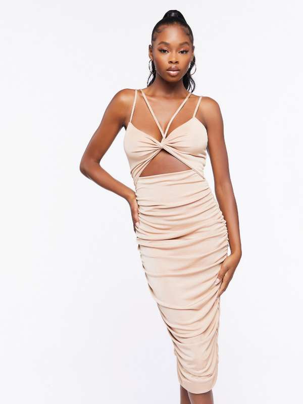 Ruched Dress - Buy Ruched Dress online in India