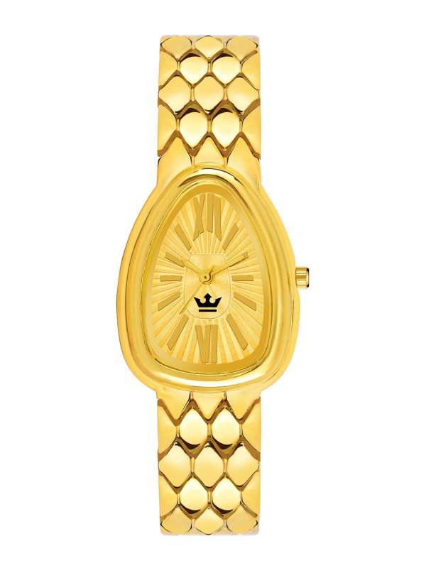 Gold plated cheap digital watch