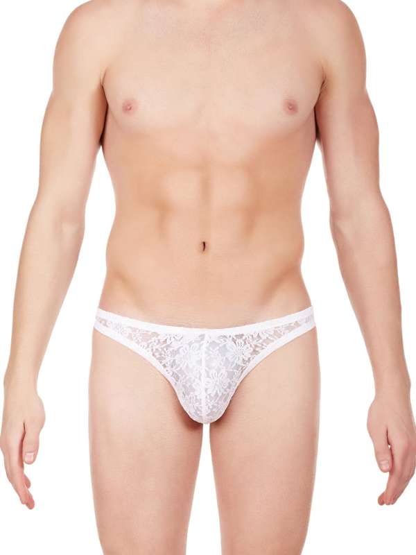 Whipped Thong in Buff + White