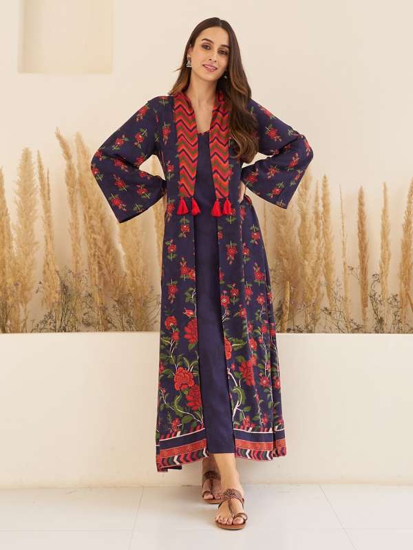 Maxi Dress In Blue Dresses Shrug Buy Maxi Dress In Blue Dresses