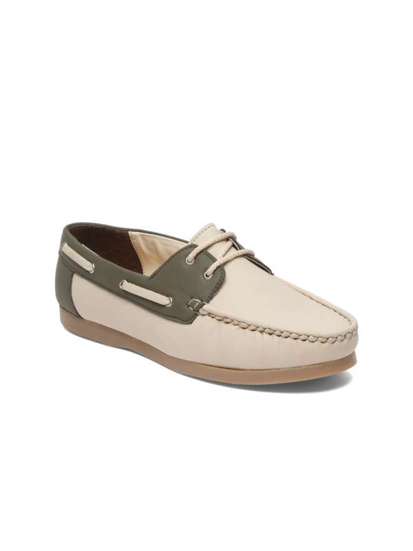 Mens beige boat 2025 shoes