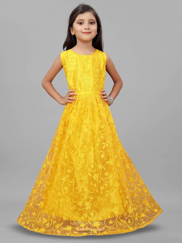 Yellow Gown  Buy Trendy Yellow Gown Online in India  Myntra