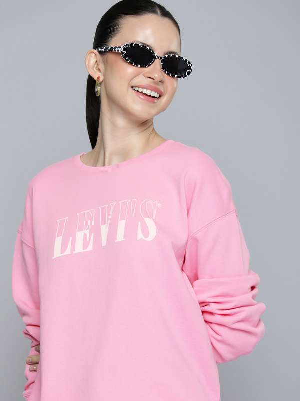 Pink Sweatshirts - Buy Trendy Pink Sweatshirts Online in India