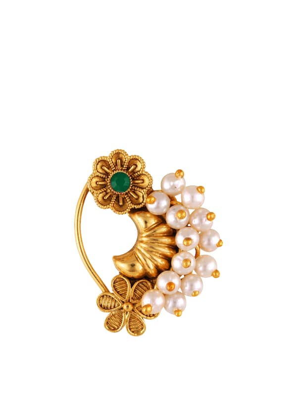 Buy Gold Nose Pins Online | Ring Nose Pin at Best Price | PC Jeweller