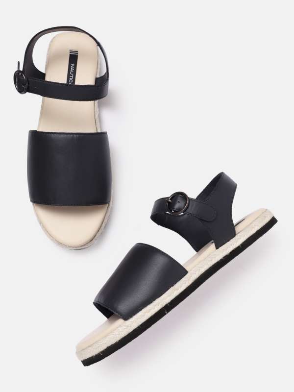 Navy blue peep best sale toe flats
