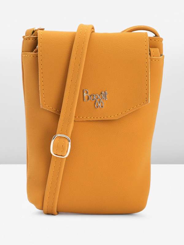 Baggit Womens Sling Bag Mustard Buy Baggit Womens Sling Bag Mustard online in India