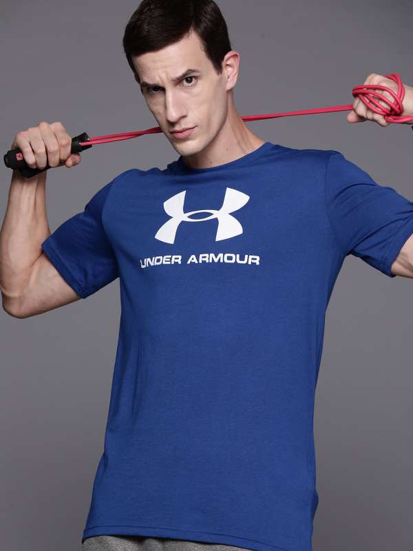 Under Armour Sportstyle logo t-shirt in navy