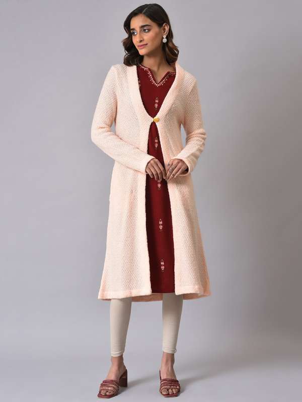 Long sweater for saree outlet