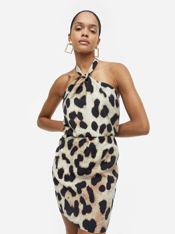H and m print dress online