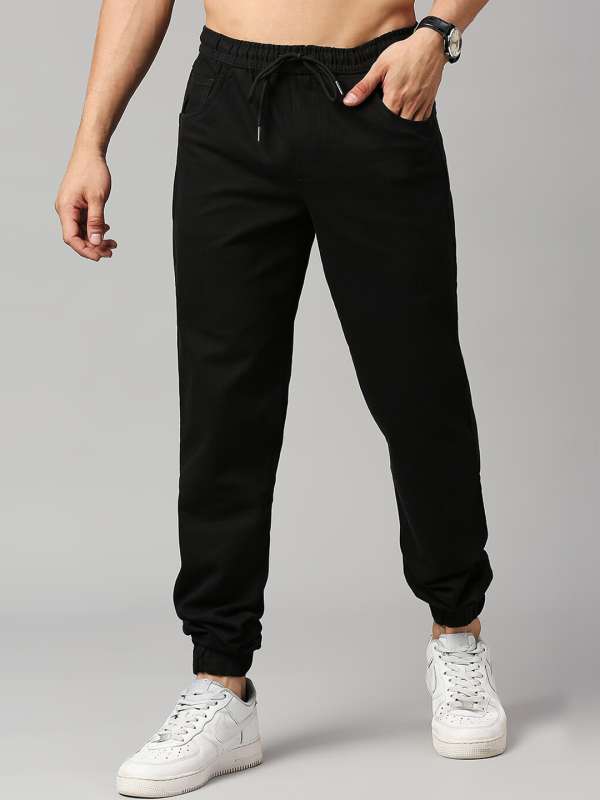 All black joggers sale