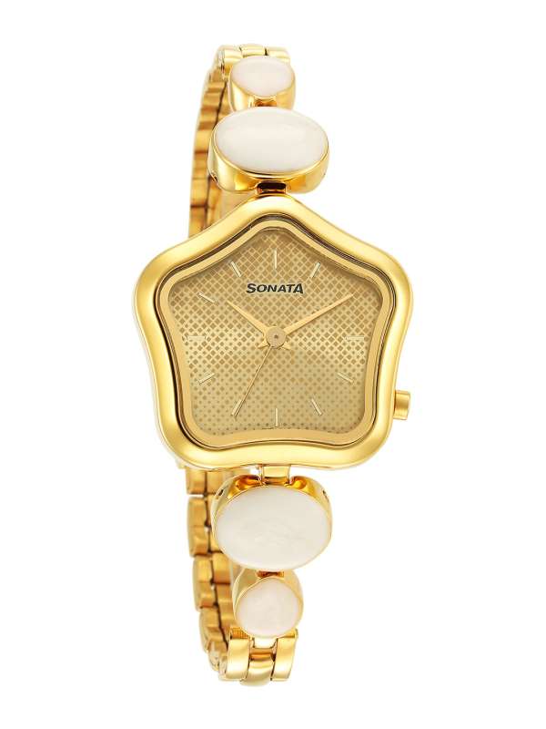 Buy Sonata Gold Watches Online in India