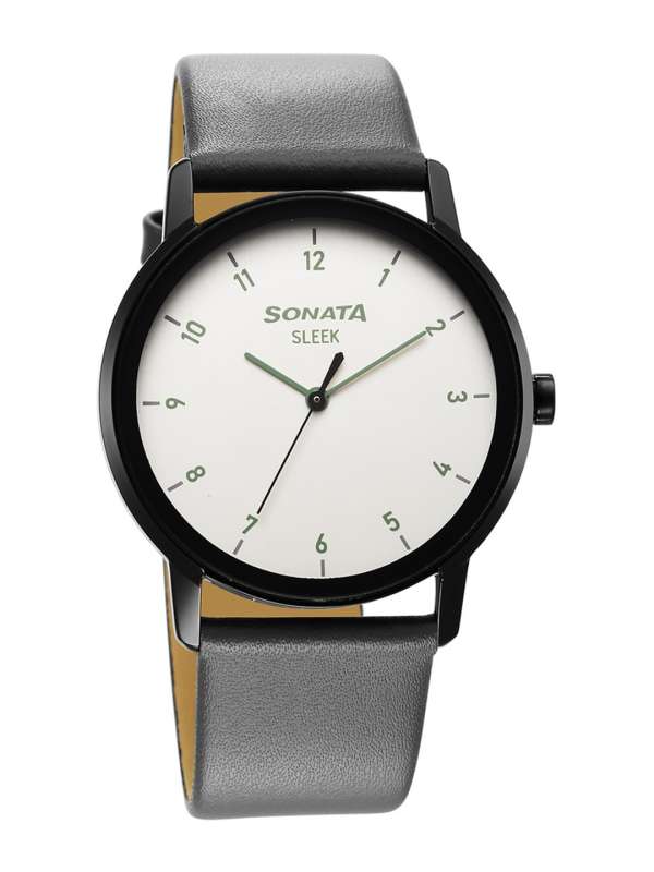 Sonata watch leather belt price cheap