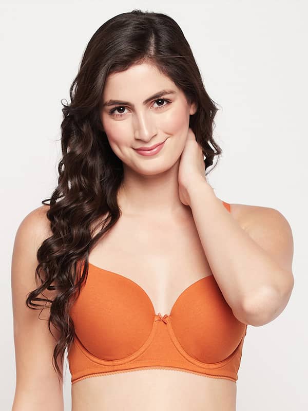Orange Women Bra Clovia - Buy Orange Women Bra Clovia online in India