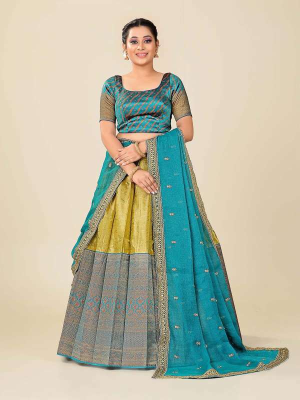 Half Saree Studio Lehenga Choli Buy Half Saree Studio Lehenga