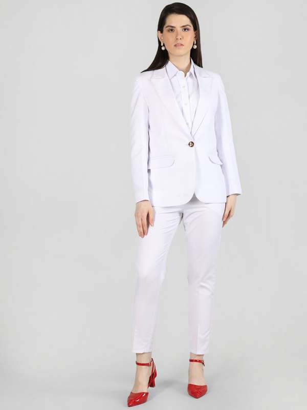 White formal suit for women outlet