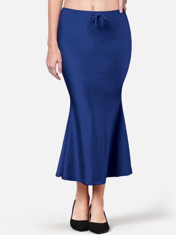 Buy online Navy Blue Nylon Saree Shaper Shapewear from lingerie