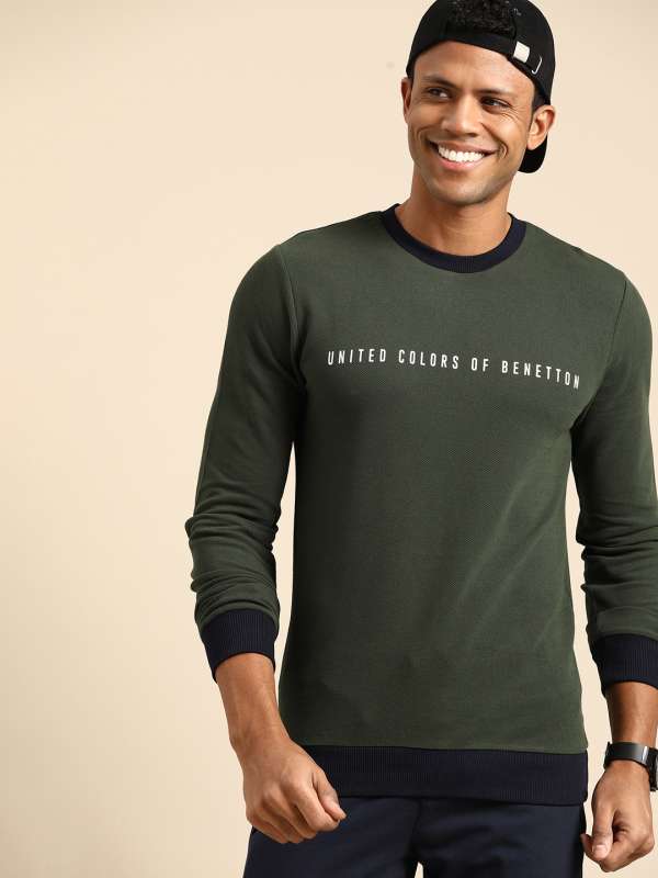 Benetton men's sweatshirts top