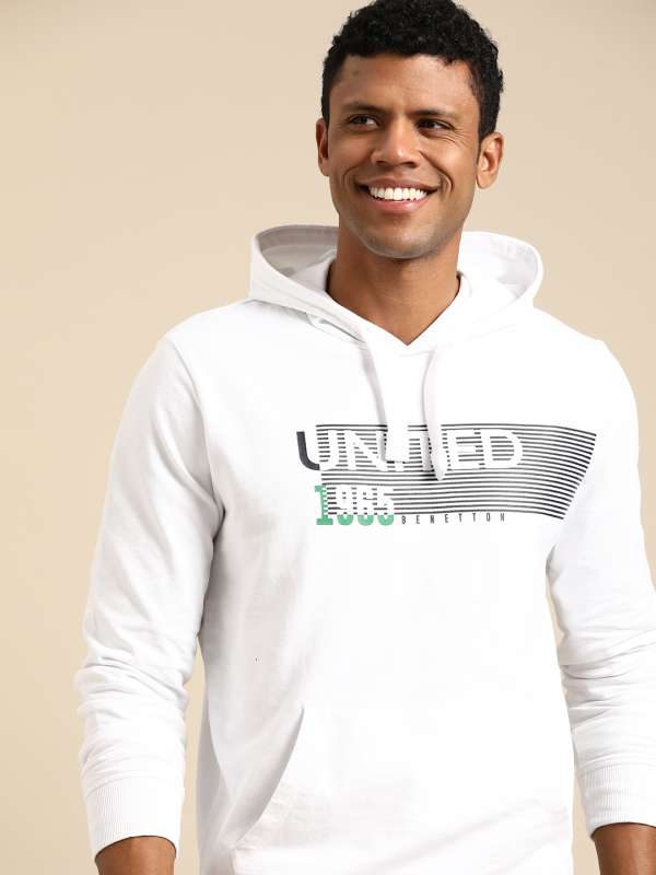 United colors of benetton men's discount cotton sweatshirt
