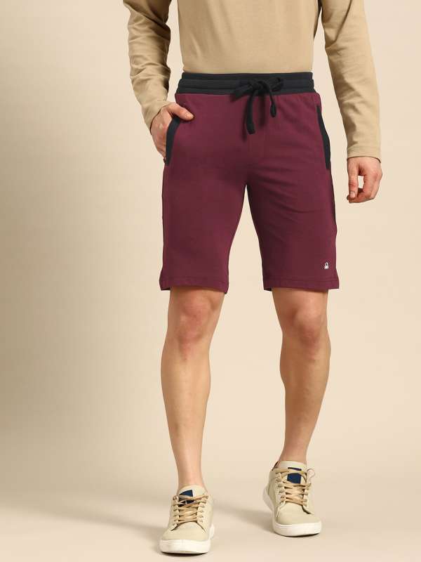 Maroon Color Shorts Buy Maroon Color Shorts online in India