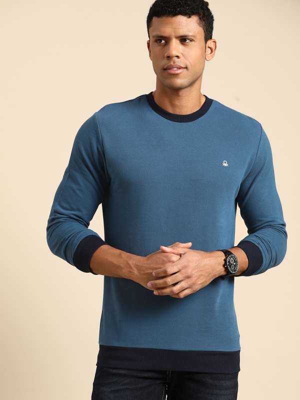United colors of benetton men's cheap cotton sweatshirt