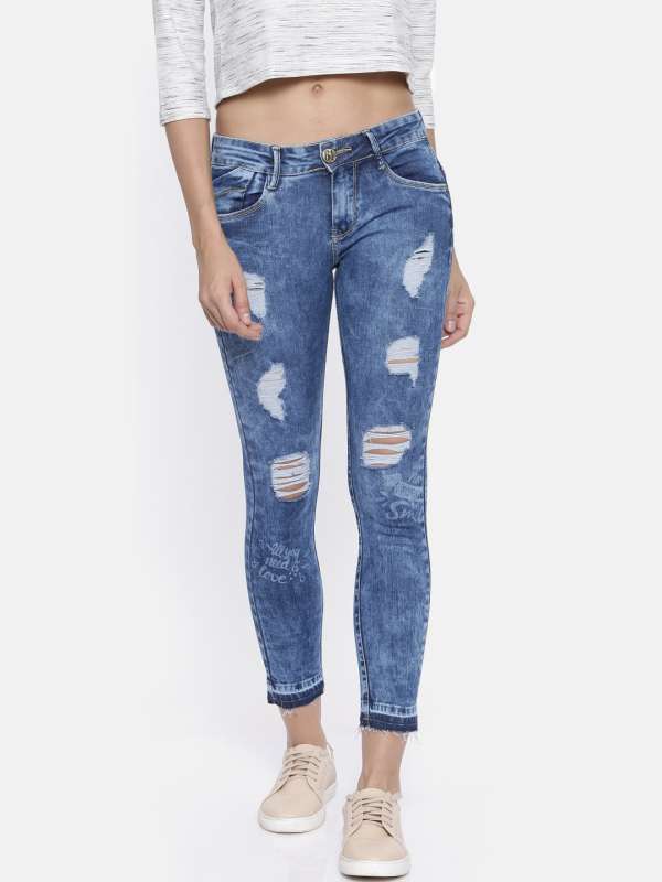 women's jeans jeggings on myntra