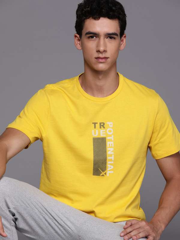 hrx yellow t shirt