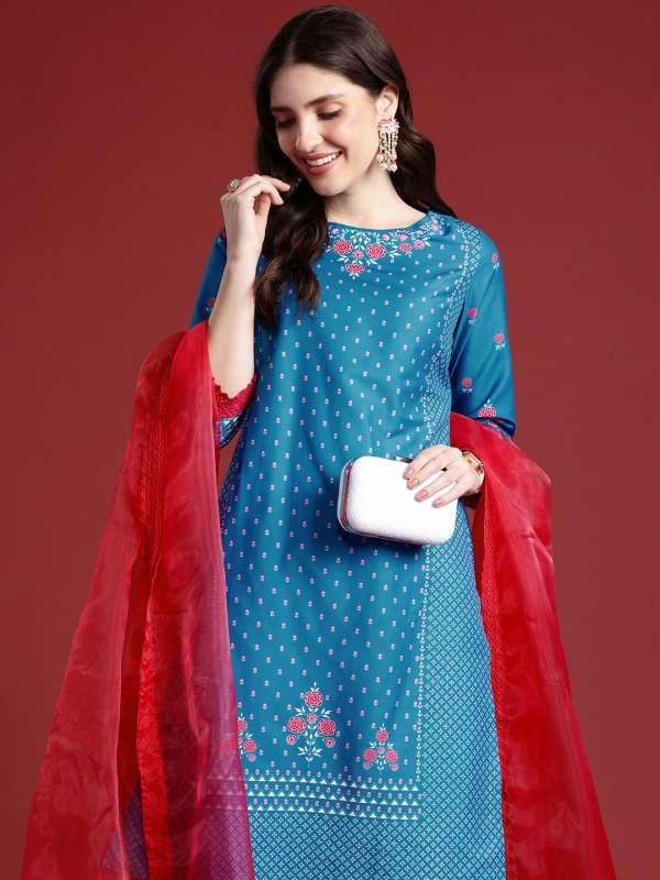 Sharara suits myntra top
