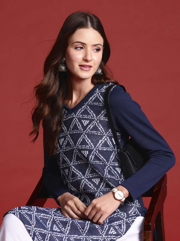 Winter wear kurtas on sale