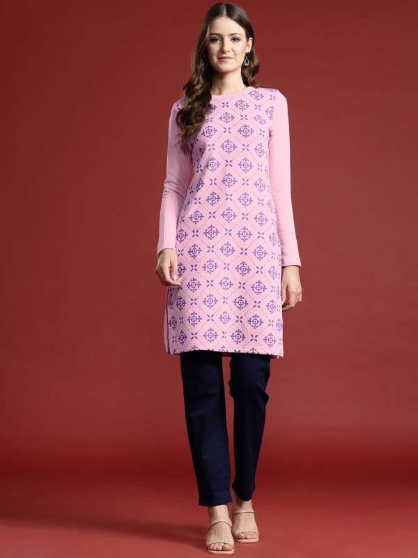 Myntra winter kurtis clearance