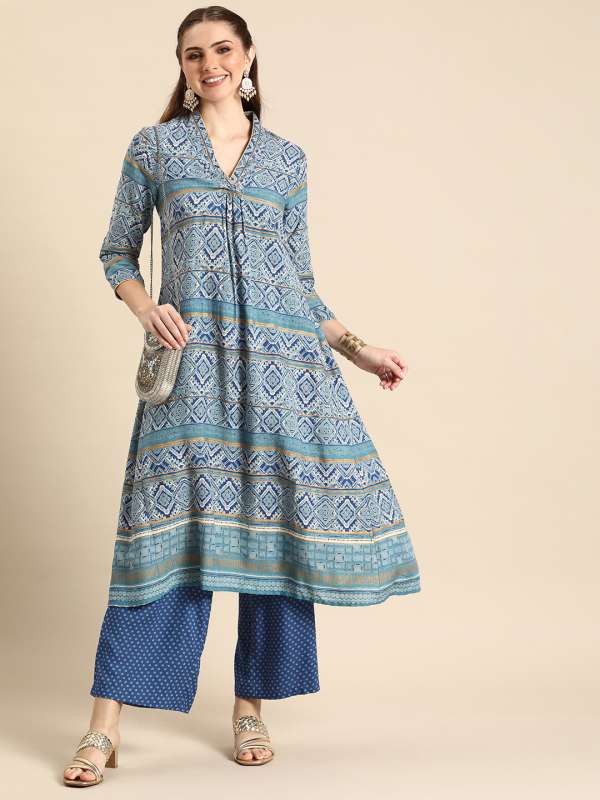 Women Ethnic Wear Anouk Kurta Sets Heels Buy Women Ethnic Wear Anouk Kurta Sets Heels online in India