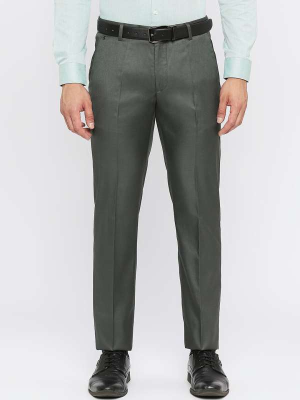 Green Formal Trousers Buy Green Formal Trousers online in India