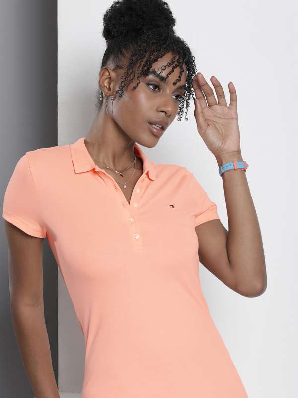 Tommy Hilfiger Peach Dresses - Buy Tommy Hilfiger Peach Dresses online in  India