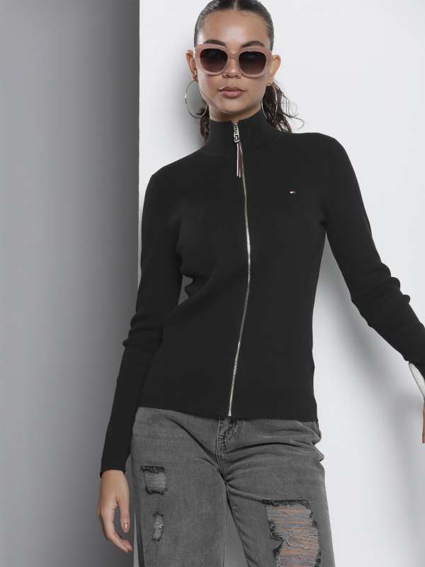 Black tommy hot sale hilfiger sweater