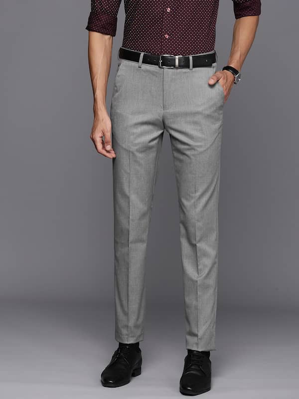 Buy Brown Plain 4Way Stretch Ultra Slim Fit Trouser S520853 Online  House  of Stori