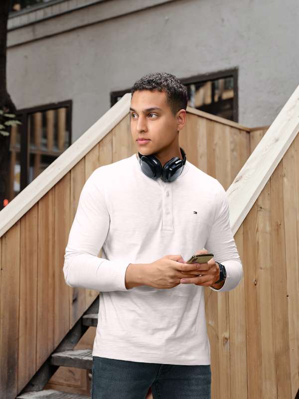 Tommy hilfiger henley store t shirts