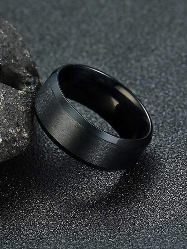 Black stone Ring For Women and Girls-vachngandaiphat.com.vn