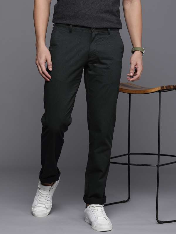 Louis Philippe Casual Trousers : Buy Louis Philippe Pink Trousers Online